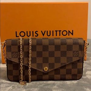 Louis Vuitton Pochette Felicie Domier Ebene